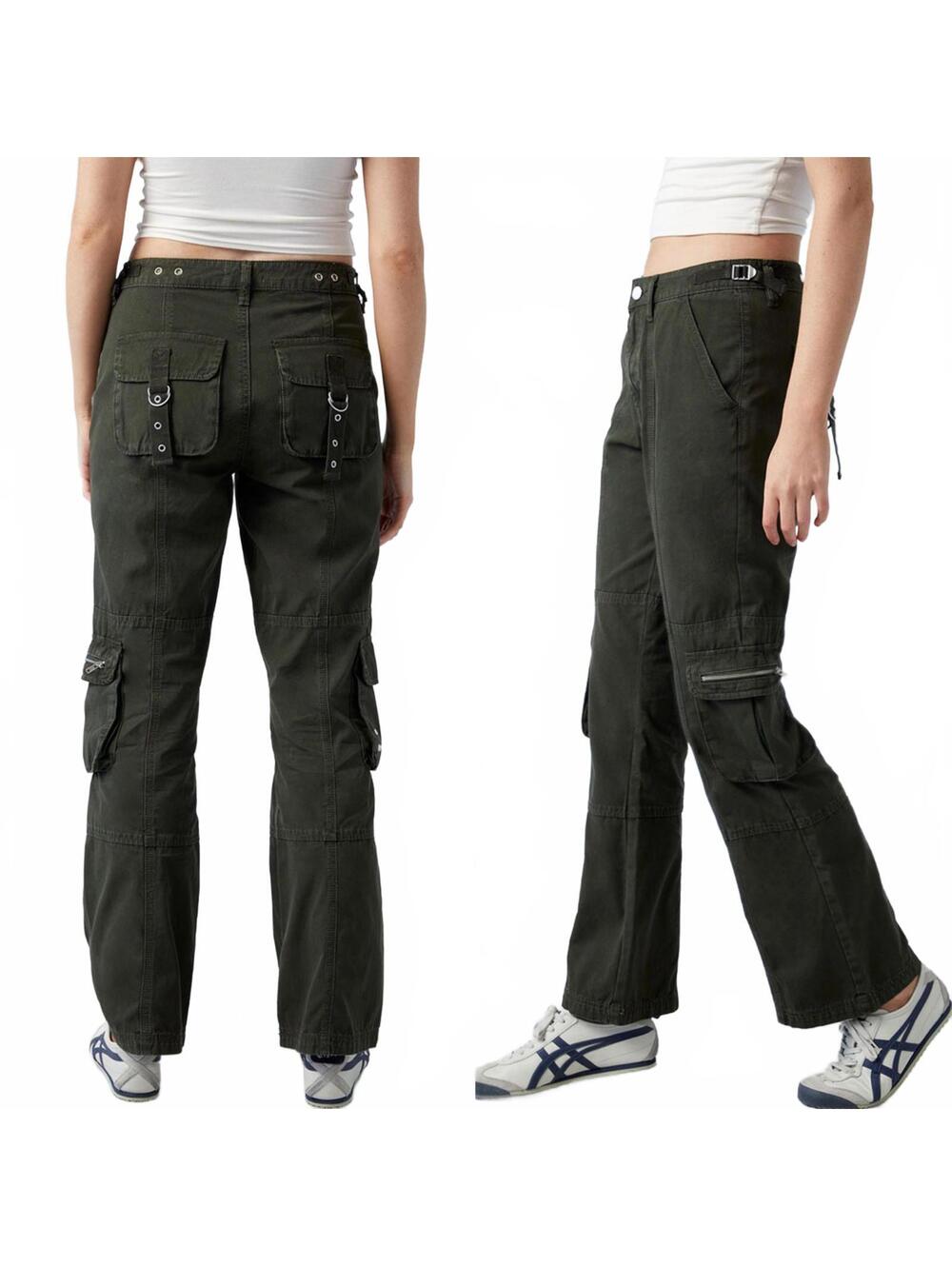Pacsun Army Green Mid Rise Vintage Bootcut Pants NWT 25